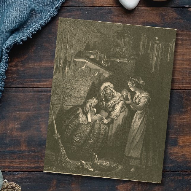 Cinderella Pumpkin - Gustave Doré Postcard (Creator Uploaded)