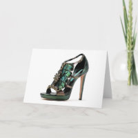 Cinderella Quote Peacock Shoes by Tell 3 People