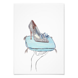Cinderella’s slipper photo print