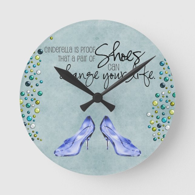 Cinderella Shoes Clock (Front)