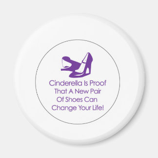 cinderella shoes magnet