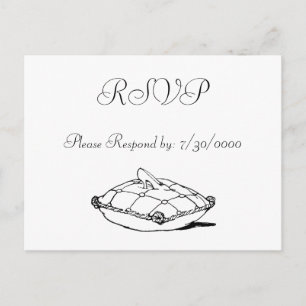 Cinderella Slipper Custom RSVP Postcards