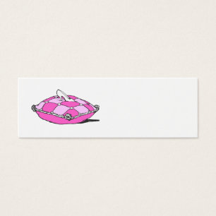 Cinderella Slipper on Pink Pillow Vintage Art