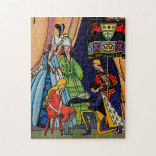 Cinderella, the prince and the glass slipper jigsaw puzzle
