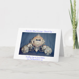 Cinderella's Carriage Stationary Note Card