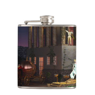 Cinderella's Coach Hip Flask