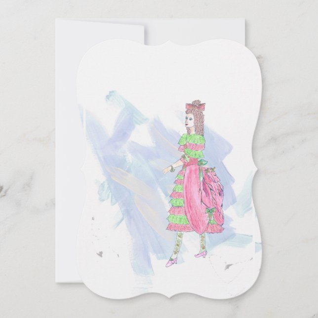 Cinderella's Mice: Whina Greeting Card (Front)