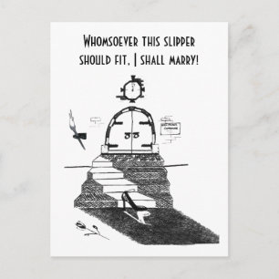 Cinderella's Slipper Postcard