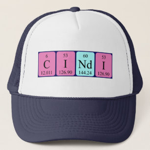 Cindi periodic table name hat
