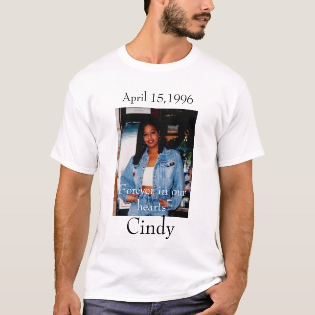 Cindy, , April 15,1996- Customised - Customised T-Shirt (Front)