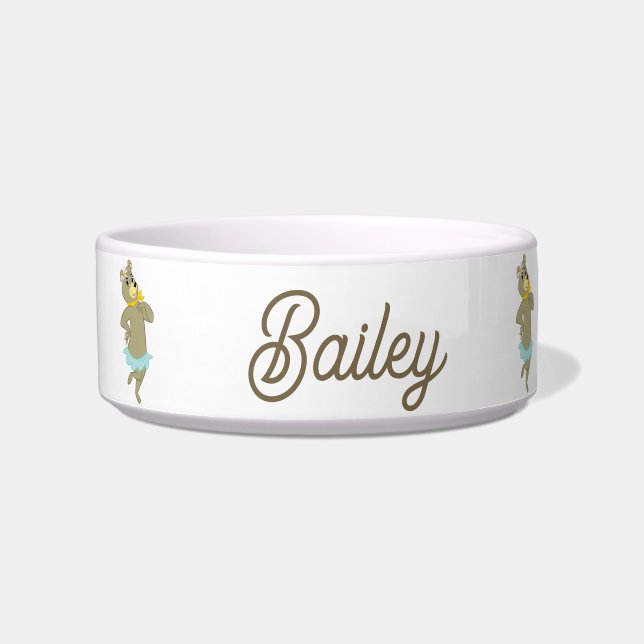 Cindy Bear Playful Pose Bowl (Front)
