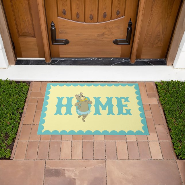 Cindy Bear Playful Pose Doormat (Outdoor)
