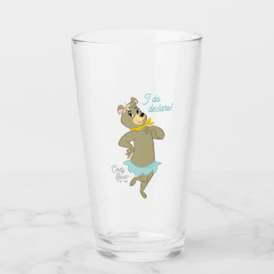 Cindy Bear Playful Pose Glass