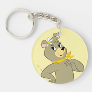 Cindy Bear Playful Pose Key Ring