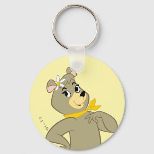 Cindy Bear Playful Pose Key Ring