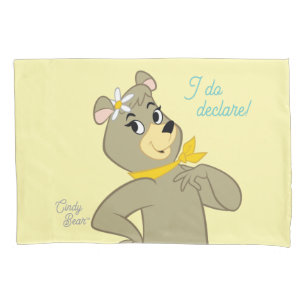 Cindy Bear Playful Pose Pillowcase