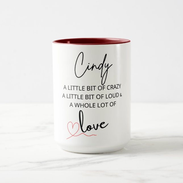 Cindy Colourful Love Mug (Center)