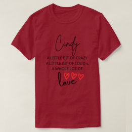 Cindy Colourful Love T-Shirt