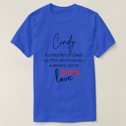 Cindy Colourful Love T-Shirt