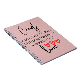 Cindy Lotta Love Notebook