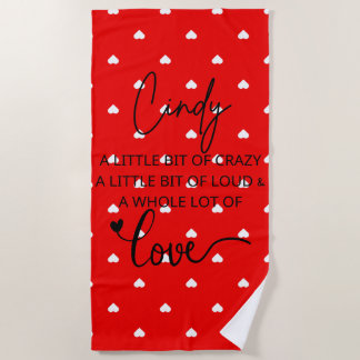 Cindy Love Beach Towel