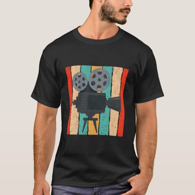Cinema Camera Movie Projector T-Shirt (Front)