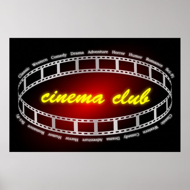Cinema club poster (Front)