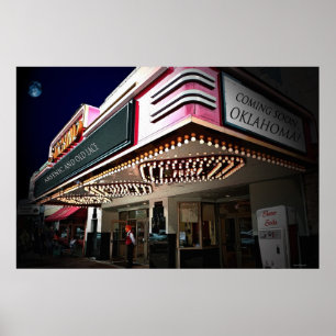 Cinema Lights 36 x 24 Poster