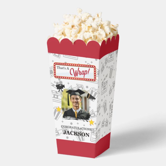 Cinema Lover Graduation Party Favour Box (Popped)