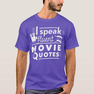 Cinema lover quote minimalist silhouette funny T-Shirt