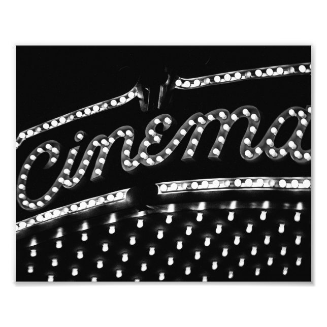 Cinema Marquee Photograph (Front)