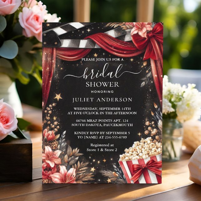 Cinema Movie Ticket Most Popular Bridal Shower Invitation (Creator Uploaded)
