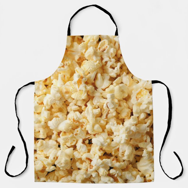 Cinema Popcorn Full Background. Apron (Front)