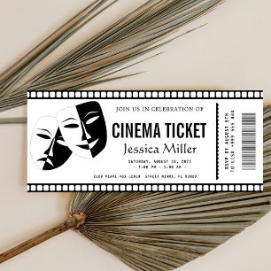 cinema ticket Invitation