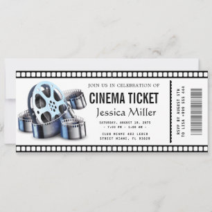 cinema ticket Invitation