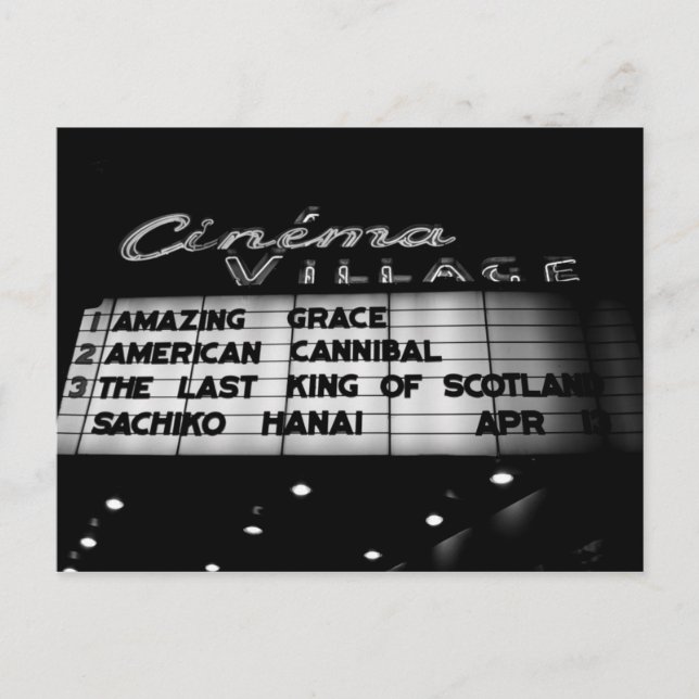 Cinema Village Postcard (Front)