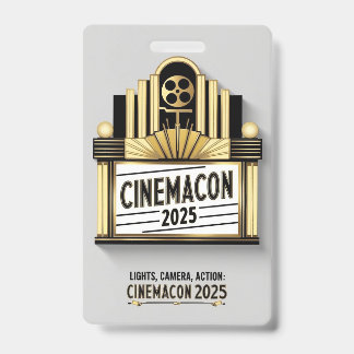 CinemaCon 2025  ID Badge