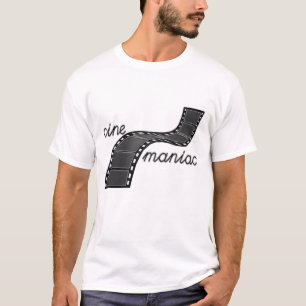 Cinemaniac with Film Strip T-Shirt
