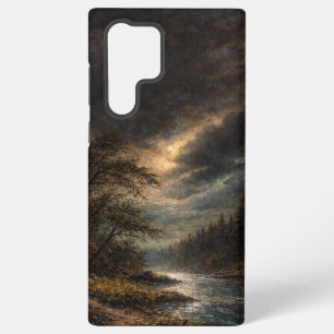 Cinematic Moody Mountain River Scene Samsung Galaxy Case