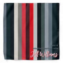Cinematic Red & Black Scale Stripes Tarot Cloth