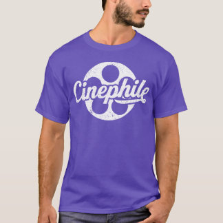 Cinephile Movie Lover Design With Film Reel Graphi T-Shirt
