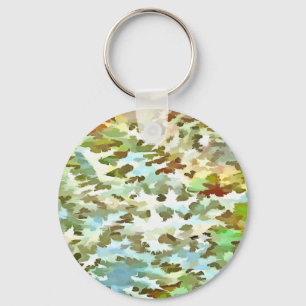 Cineraria Pop Art Key Ring