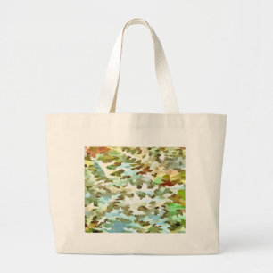 Cineraria Pop Art Large Tote Bag