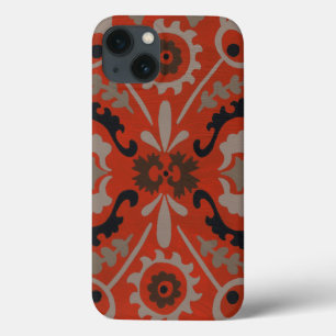 Cinnabar Suzani I iPhone 13 Case