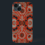 Cinnabar Suzani I iPhone 13 Case<br><div class="desc">Home Décor</div>