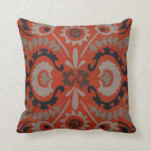 Cinnabar Suzani I Cushion