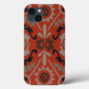 Cinnabar Suzani I iPhone Case