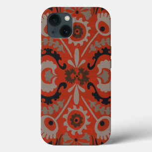 Cinnabar Suzani I iPhone 13 Case