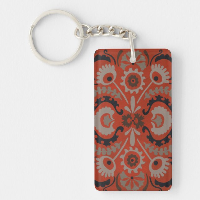 Cinnabar Suzani I Key Ring (Front)
