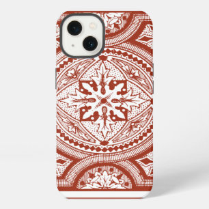 Cinnabar Woodblock IV iPhone 13 Case